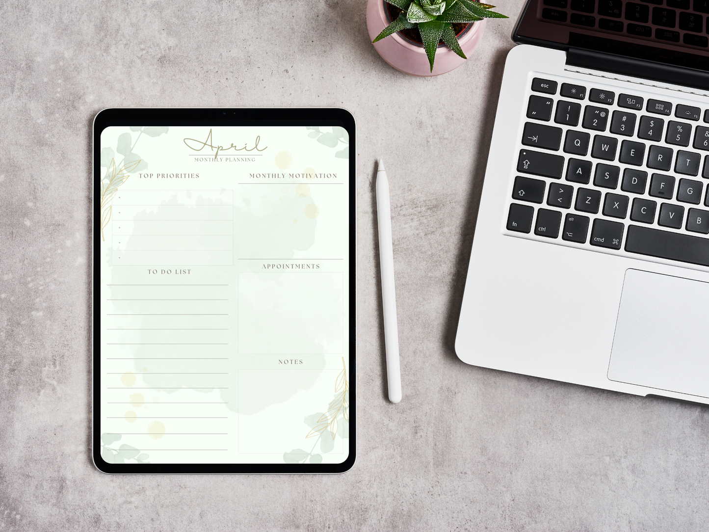 Happiness Habits Planner • Undated 12-Month Digital Planner • Daily, Weekly & Monthly Pages • Printable + Goodnotes + reMarkable
