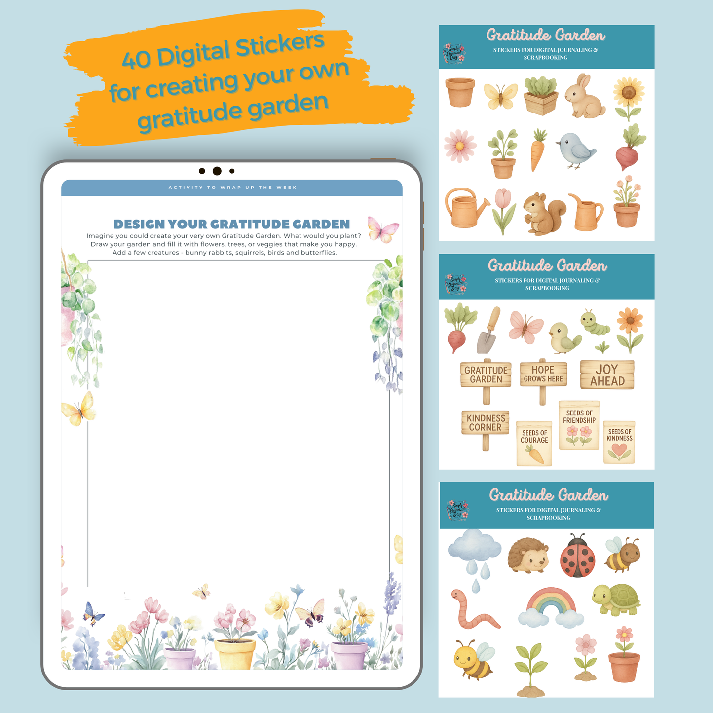 Gratitude Journal for Kids | A Child's Guide to Learning & Practicing Gratitude  (Download/Print or GoodNotes)