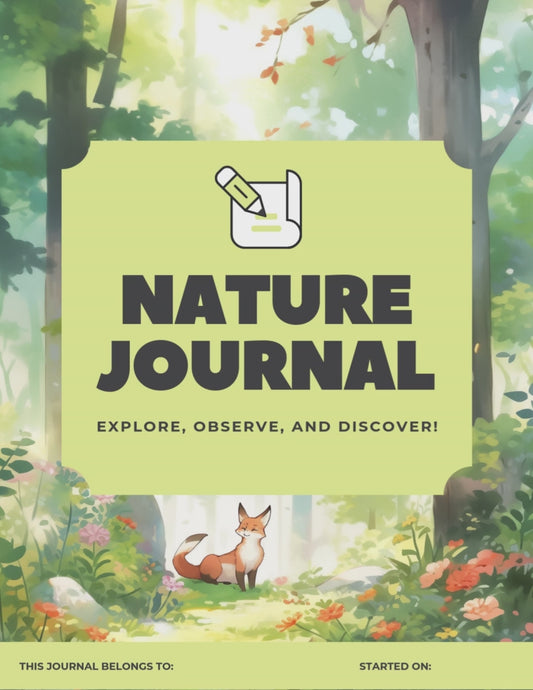 Nature Journal for Kids | Outdoor Exploration & Observation Activity Book